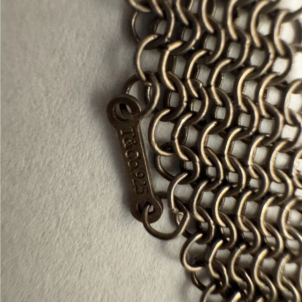 Tiffany/ Elsa Peretti Mesh Bib Necklace - Picture 5 of 10